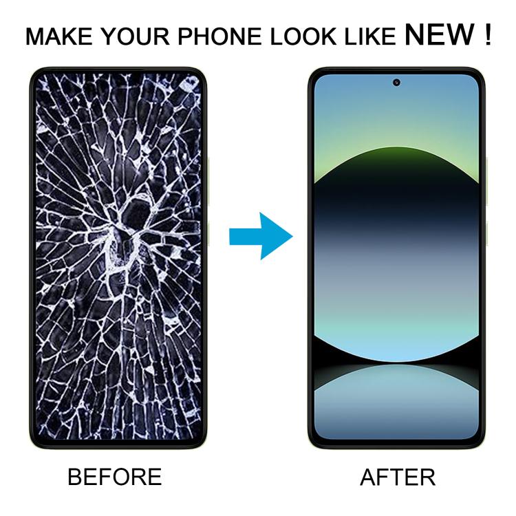 For Xiaomi Redmi Note 14 4G AMOLED Original LCD Screen Digitizer Full Assembly with Frame (Silver) - LCD Screen by buy2fix | Online Shopping UK | buy2fix