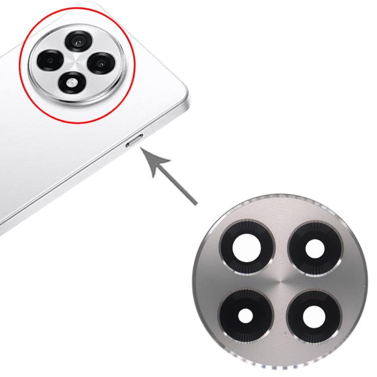 For OnePlus Ace 5 PKG110 Back Camera Lens (Titanium Color) - Camera Series by buy2fix | Online Shopping UK | buy2fix