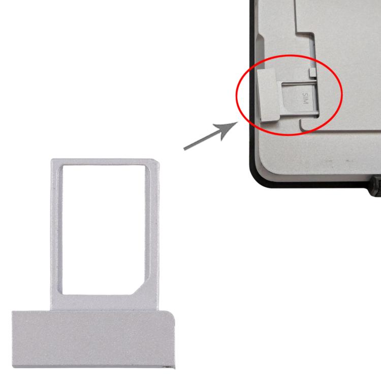 For Microsoft Surface Pro 5 1807 LTE SIM Card Tray (Silver) - Microsoft Spare Parts by buy2fix | Online Shopping UK | buy2fix