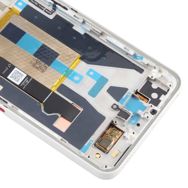 For Nothing Phone 3a A059 AMOLED Original LCD Screen Digitizer Full Assembly with Frame (White) - For Nothing by buy2fix | Online Shopping UK | buy2fix