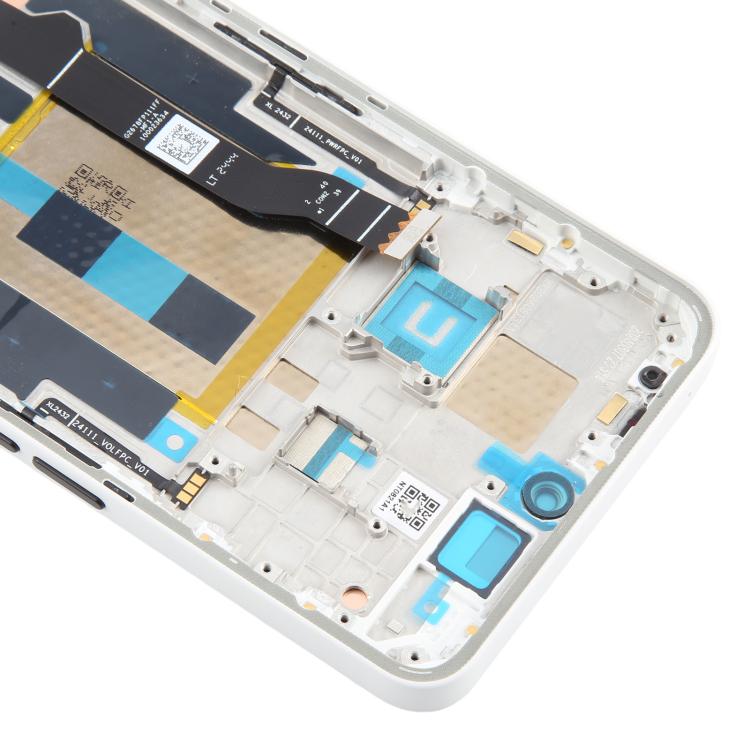 For Nothing Phone 3a A059 AMOLED Original LCD Screen Digitizer Full Assembly with Frame (White) - For Nothing by buy2fix | Online Shopping UK | buy2fix