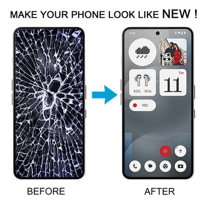 For Nothing Phone 3a A059 AMOLED Original LCD Screen Digitizer Full Assembly with Frame (White) - For Nothing by buy2fix | Online Shopping UK | buy2fix