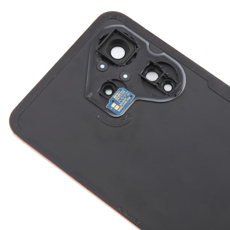 For Boost Celero 5G 2024 Glass Battery Back Cover with Camera Lens Cover(Orange) - Others by buy2fix | Online Shopping UK | buy2fix
