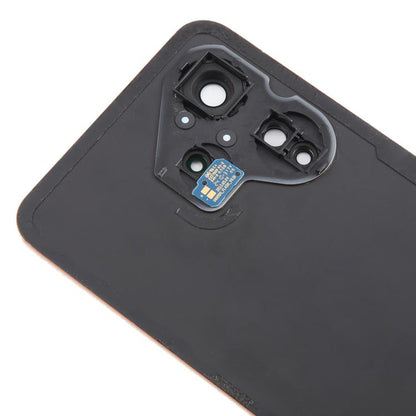 For Boost Celero 5G 2024 Glass Battery Back Cover with Camera Lens Cover(Orange) - Others by buy2fix | Online Shopping UK | buy2fix