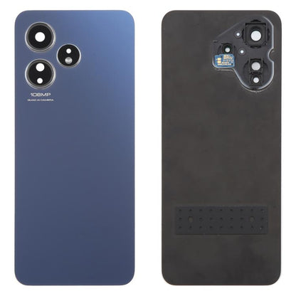 For Boost Celero 5G 2024 Glass Battery Back Cover with Camera Lens Cover(Blue) - Others by buy2fix | Online Shopping UK | buy2fix