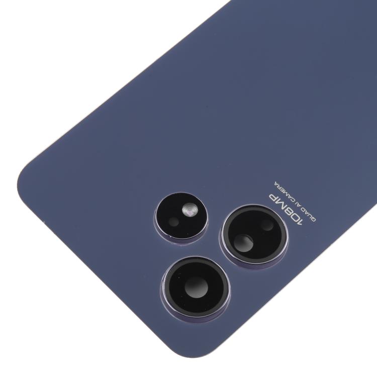 For Boost Celero 5G 2024 Glass Battery Back Cover with Camera Lens Cover(Blue) - Others by buy2fix | Online Shopping UK | buy2fix