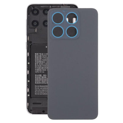 For ZTE Blade A55 Z2450 Plastic Back Cover with Camera Lens Cover(Black) - For ZTE by buy2fix | Online Shopping UK | buy2fix