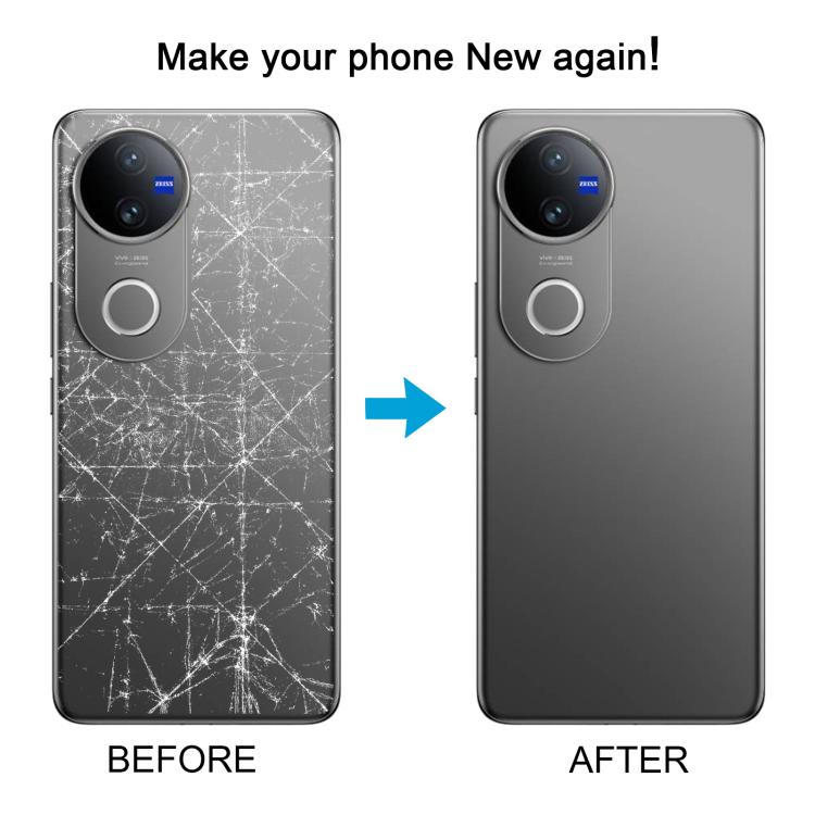 For vivo v50 Original Back Cover(Red) - Back Cover by buy2fix | Online Shopping UK | buy2fix