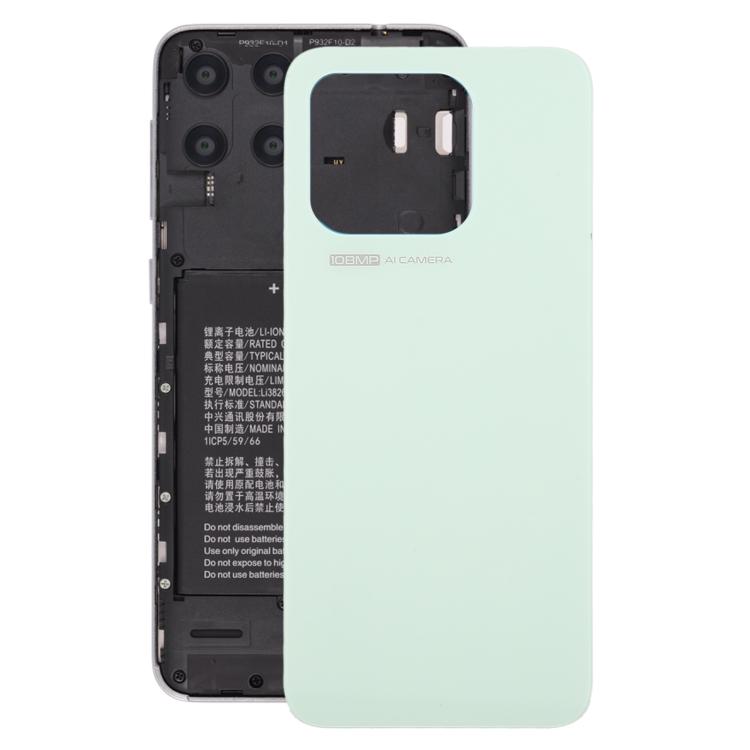 For ZTE Blade V70 / Axon 70 Glass Battery Back Cover with Adhesive(Green) - For ZTE by buy2fix | Online Shopping UK | buy2fix