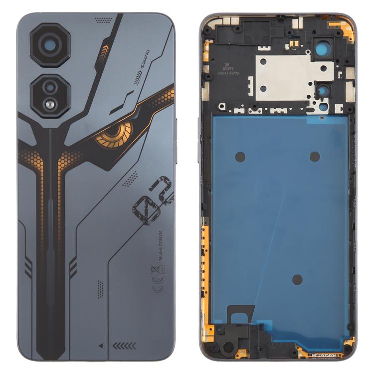 For ZTE nubia Neo 2 Z2352N Plastic Battery Back Cover with Camera Lens Cover(Gray) - For ZTE by buy2fix | Online Shopping UK | buy2fix