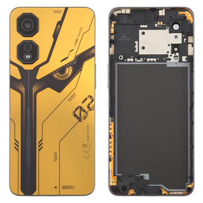 For ZTE nubia Neo 2 Z2352N Plastic Battery Back Cover with Camera Lens Cover(Yellow) - For ZTE by buy2fix | Online Shopping UK | buy2fix