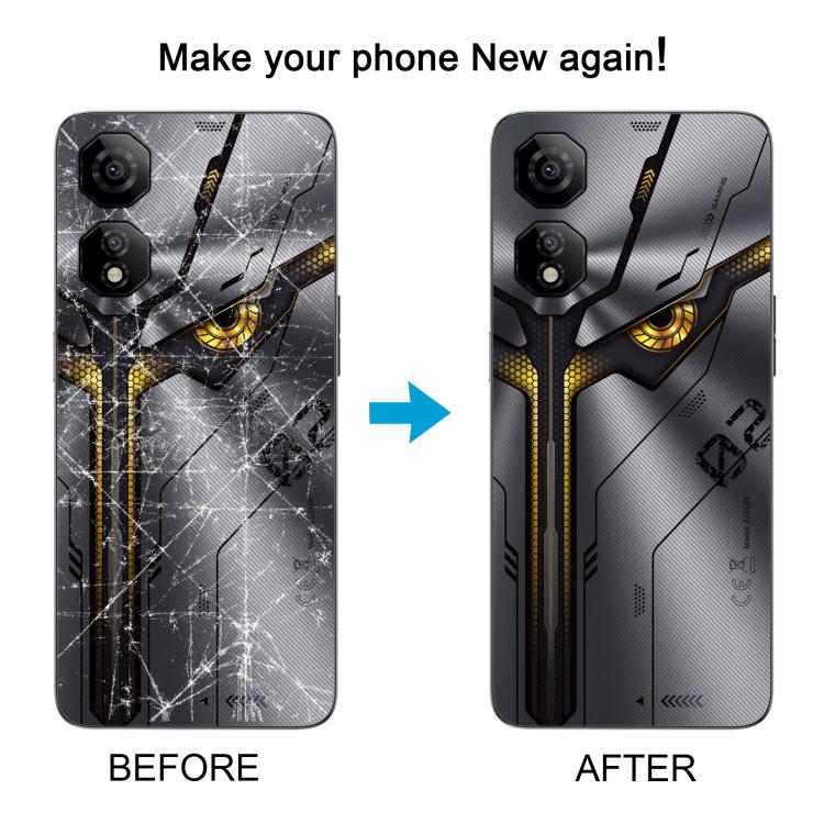 For ZTE nubia Neo 2 Z2352N Plastic Battery Back Cover with Camera Lens Cover(Yellow) - For ZTE by buy2fix | Online Shopping UK | buy2fix