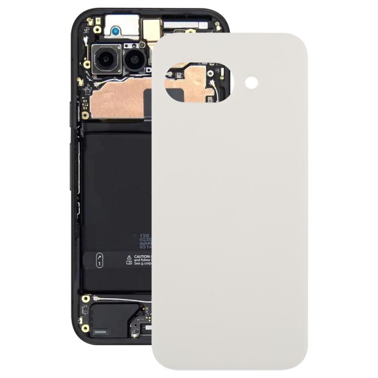 For Google Pixel 9a Original Back Cover(White) - Back Cover by buy2fix | Online Shopping UK | buy2fix