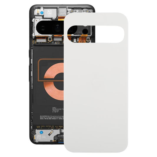 For Google Pixel 9 Pro Original Back Cover(White) - Back Cover by buy2fix | Online Shopping UK | buy2fix
