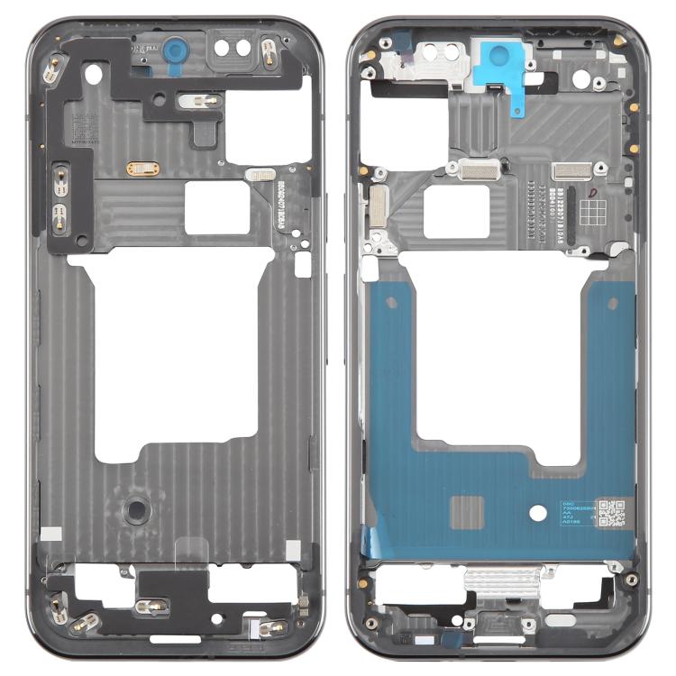 For Google Pixel 9 Pro Original Middle Frame Bezel Plate (Black) - Frame Bezel Plate by buy2fix | Online Shopping UK | buy2fix