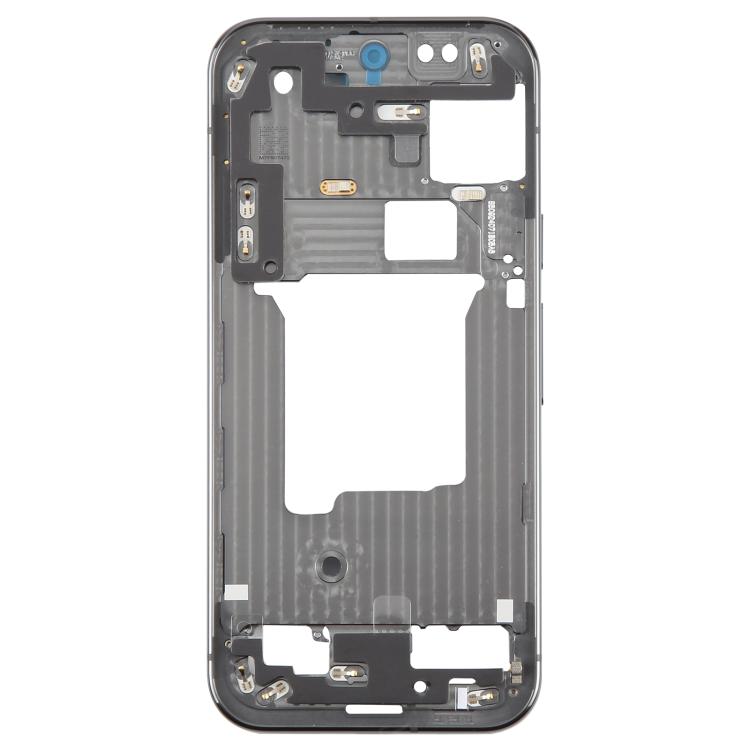 For Google Pixel 9 Pro Original Middle Frame Bezel Plate (Black) - Frame Bezel Plate by buy2fix | Online Shopping UK | buy2fix