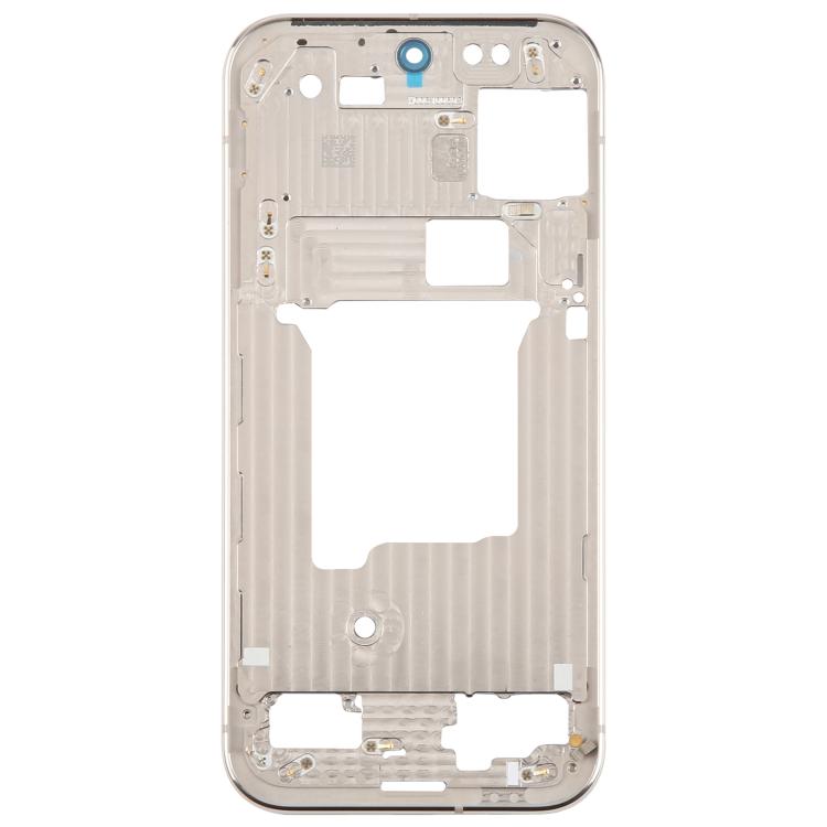 For Google Pixel 9 Pro Original Middle Frame Bezel Plate (Gold) - Frame Bezel Plate by buy2fix | Online Shopping UK | buy2fix