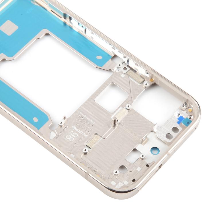For Google Pixel 9 Pro Original Middle Frame Bezel Plate (Gold) - Frame Bezel Plate by buy2fix | Online Shopping UK | buy2fix