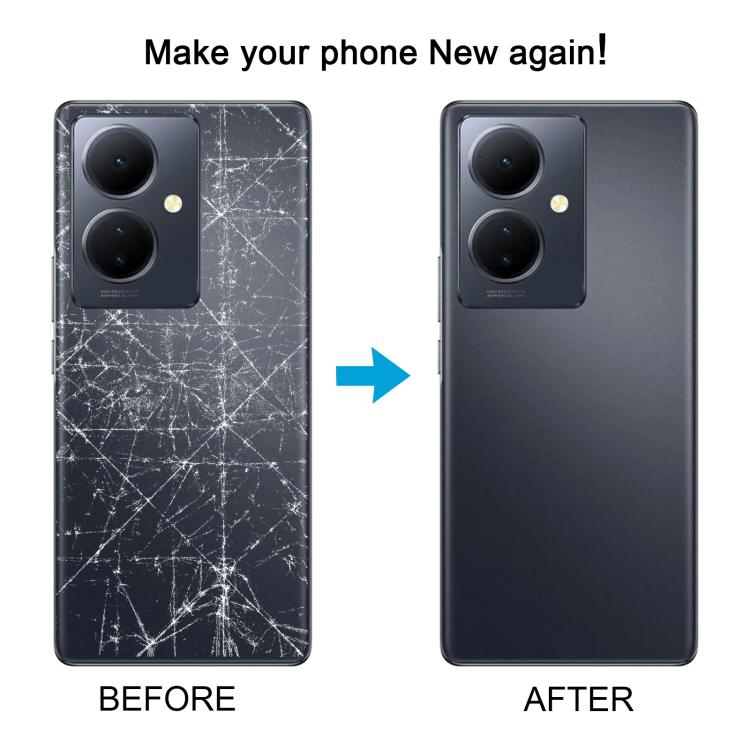 For vivo Y78 5G Original Back Cover(Black) - Back Cover by buy2fix | Online Shopping UK | buy2fix