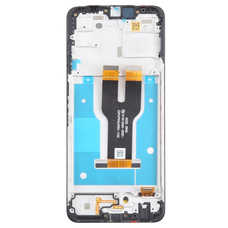 For T-Mobile REVVL 6X 5G LCD Screen Digitizer Full Assembly with Frame (Black) - For T-Mobile by buy2fix | Online Shopping UK | buy2fix