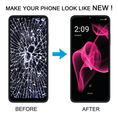 For T-Mobile REVVL 6X 5G LCD Screen Digitizer Full Assembly with Frame (Black) - For T-Mobile by buy2fix | Online Shopping UK | buy2fix