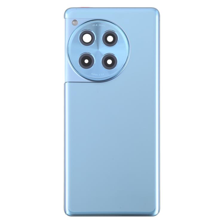 For OnePlus 12R Back Cover with Camera Lens Cover(Blue) - Back Cover by buy2fix | Online Shopping UK | buy2fix