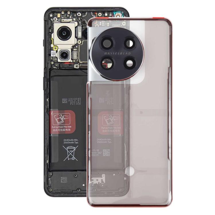 For OnePlus 11 Back Cover with Camera Lens Cover(Transparent) - Back Cover by buy2fix | Online Shopping UK | buy2fix
