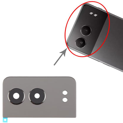 For OnePlus Nord 4 CPH2663 CPH2661 Original Rear Camera Lens Cover (Black) - Camera Series by buy2fix | Online Shopping UK | buy2fix
