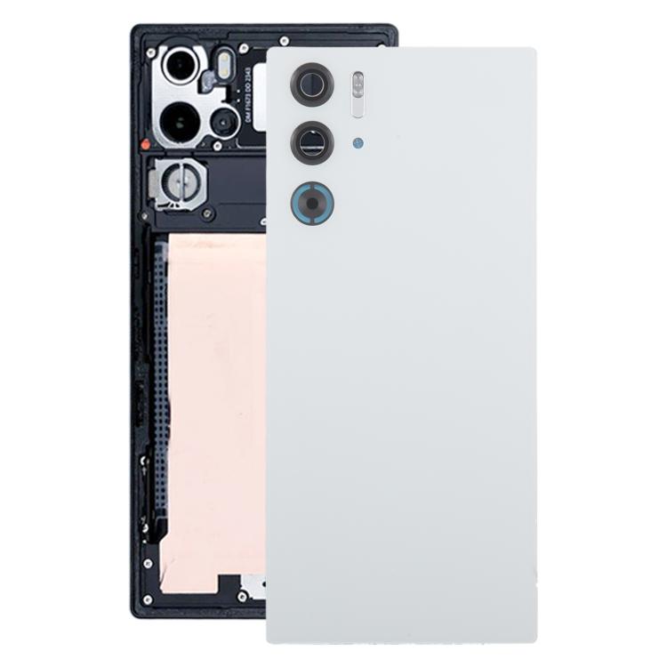 For ZTE nubia RedMagic 9S Pro / 9S Pro+ Original Glass Battery Back Cover with Camera Lens Cover(White) - For ZTE by buy2fix | Online Shopping UK | buy2fix