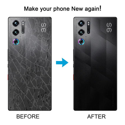 For ZTE nubia RedMagic 9S Pro / 9S Pro+ Original Glass Battery Back Cover with Camera Lens Cover(White) - For ZTE by buy2fix | Online Shopping UK | buy2fix