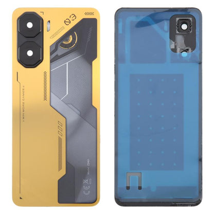 For ZTE nubia Neo 3 Plastic Battery Back Cover with Camera Lens Cover(Gold) - For ZTE by buy2fix | Online Shopping UK | buy2fix