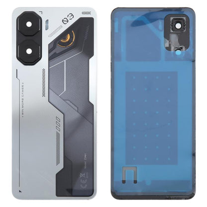 For ZTE nubia Neo 3 Plastic Battery Back Cover with Camera Lens Cover(Silver) - For ZTE by buy2fix | Online Shopping UK | buy2fix