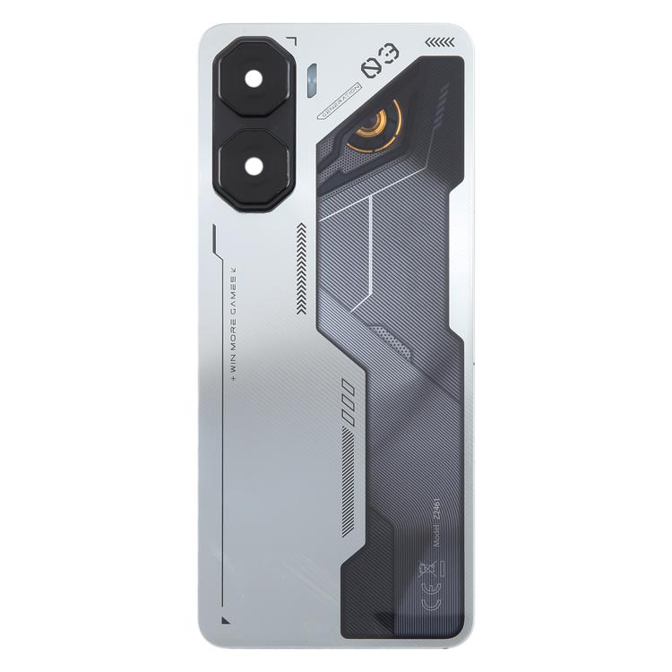 For ZTE nubia Neo 3 Plastic Battery Back Cover with Camera Lens Cover(Silver) - For ZTE by buy2fix | Online Shopping UK | buy2fix
