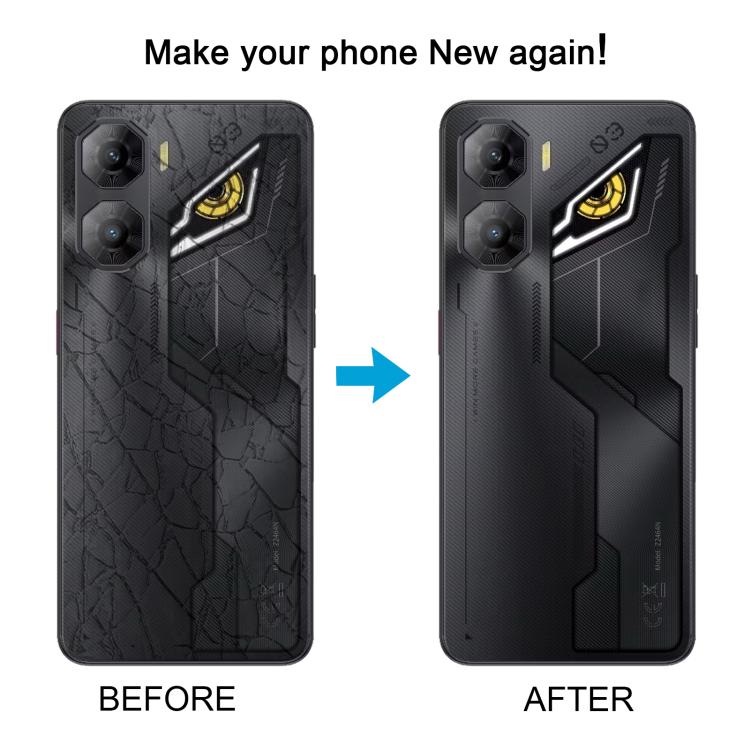 For ZTE nubia Neo 3 Plastic Battery Back Cover with Camera Lens Cover(Gold) - For ZTE by buy2fix | Online Shopping UK | buy2fix