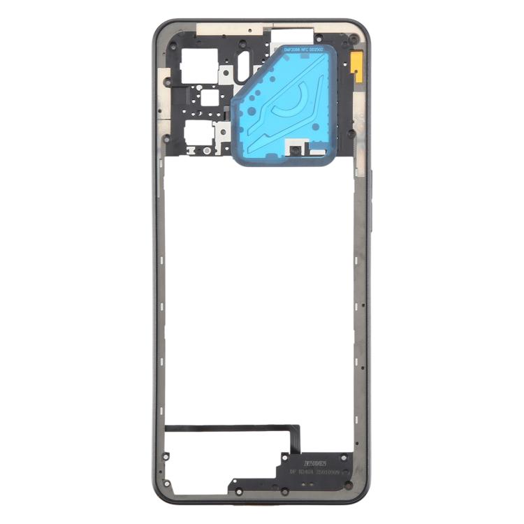 For ZTE nubia Neo 3 Plastic Middle Frame Bezel Plate (Black) - For ZTE by buy2fix | Online Shopping UK | buy2fix