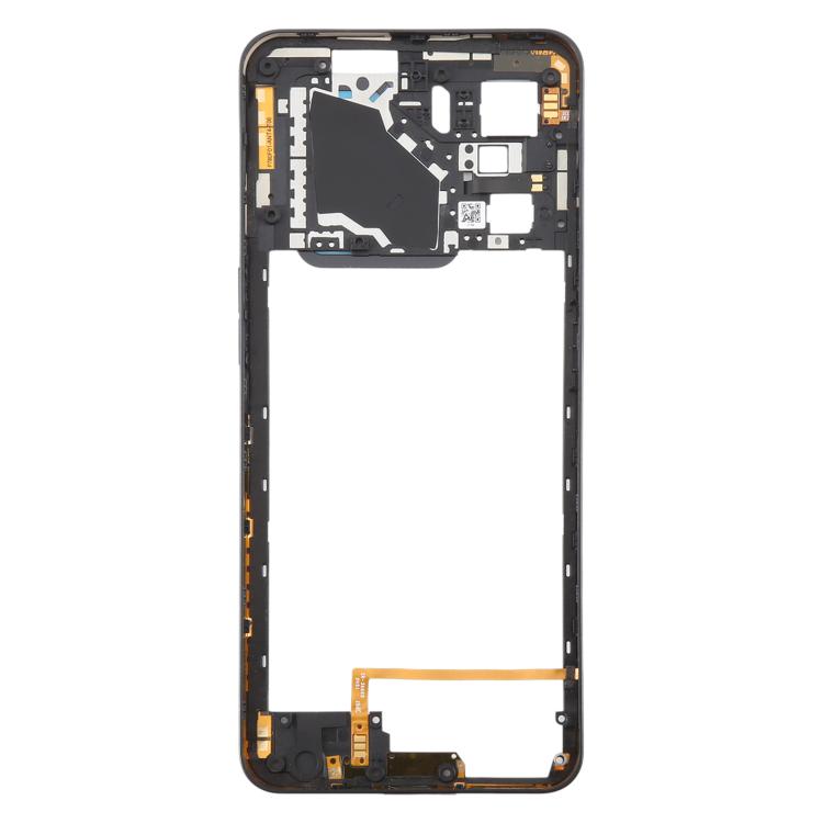 For ZTE nubia Neo 3 Plastic Middle Frame Bezel Plate (Black) - For ZTE by buy2fix | Online Shopping UK | buy2fix