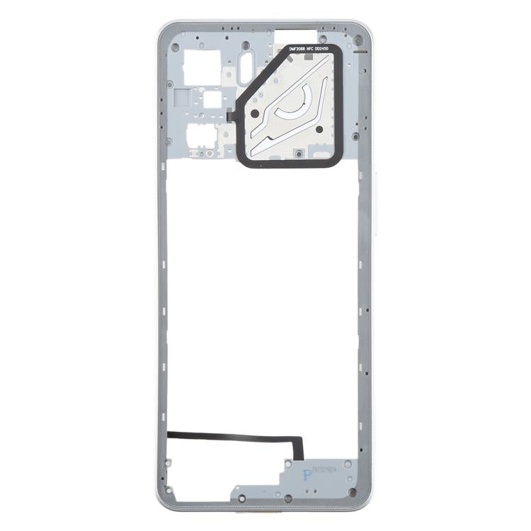 For ZTE nubia Neo 3 Plastic Middle Frame Bezel Plate (Silver) - For ZTE by buy2fix | Online Shopping UK | buy2fix