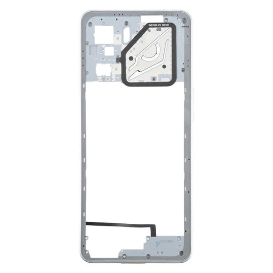 For ZTE nubia Neo 3 Plastic Middle Frame Bezel Plate (Silver) - For ZTE by buy2fix | Online Shopping UK | buy2fix