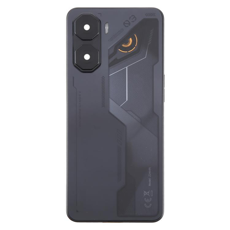For ZTE nubia Neo 3 Plastic Battery Back Cover with Middle Frame / Camera Lens Cover(Black) - For ZTE by buy2fix | Online Shopping UK | buy2fix