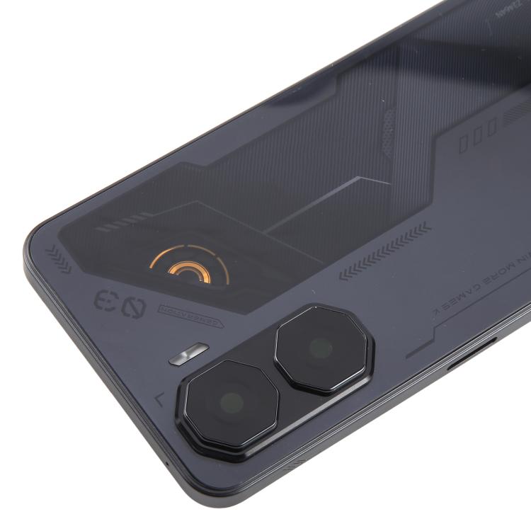 For ZTE nubia Neo 3 Plastic Battery Back Cover with Middle Frame / Camera Lens Cover(Black) - For ZTE by buy2fix | Online Shopping UK | buy2fix