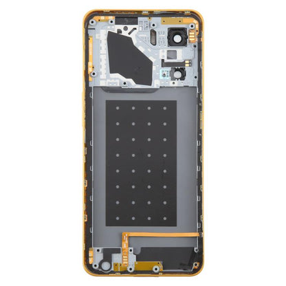 For ZTE nubia Neo 3 Plastic Battery Back Cover with Middle Frame / Camera Lens Cover(Gold) - For ZTE by buy2fix | Online Shopping UK | buy2fix