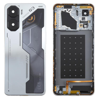 For ZTE nubia Neo 3 Plastic Battery Back Cover with Middle Frame / Camera Lens Cover(Silver) - For ZTE by buy2fix | Online Shopping UK | buy2fix