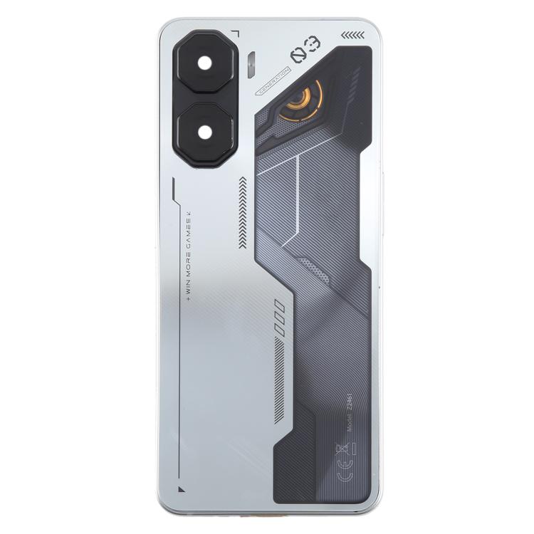 For ZTE nubia Neo 3 Plastic Battery Back Cover with Middle Frame / Camera Lens Cover(Silver) - For ZTE by buy2fix | Online Shopping UK | buy2fix