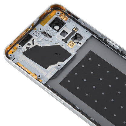 For ZTE nubia Neo 3 Plastic Battery Back Cover with Middle Frame / Camera Lens Cover(Silver) - For ZTE by buy2fix | Online Shopping UK | buy2fix
