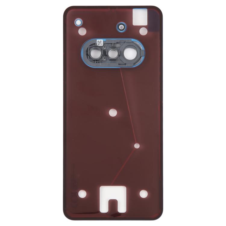 For Nothing Phone 3a A059 Glass Battery Back Cover with Camera Frame(Blue) - For Nothing by buy2fix | Online Shopping UK | buy2fix