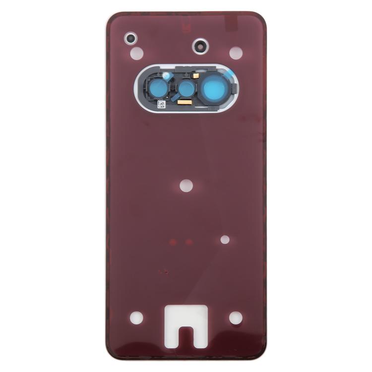 For Nothing Phone 3a A059 Glass Battery Back Cover with Camera Frame(White) - For Nothing by buy2fix | Online Shopping UK | buy2fix