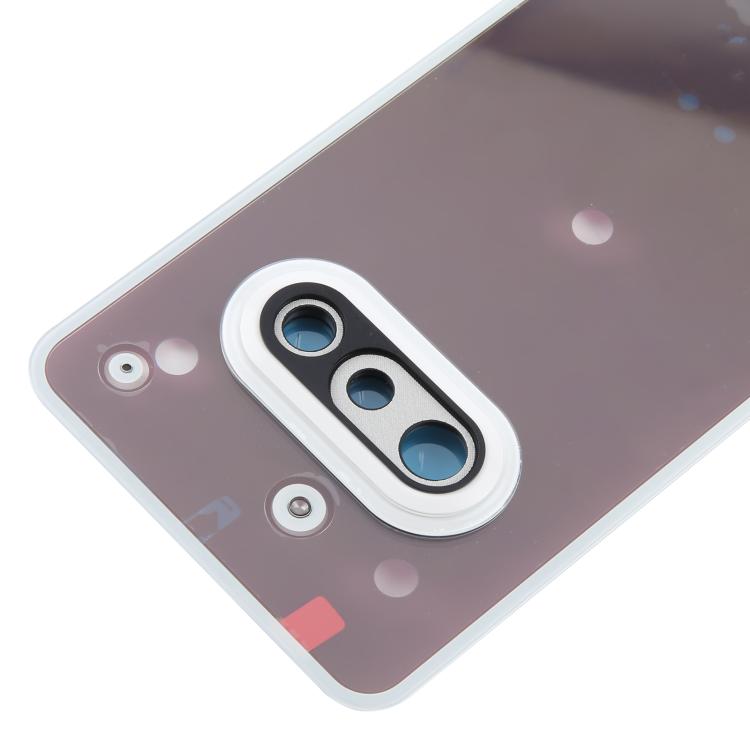 For Nothing Phone 3a A059 Glass Battery Back Cover with Camera Frame(White) - For Nothing by buy2fix | Online Shopping UK | buy2fix