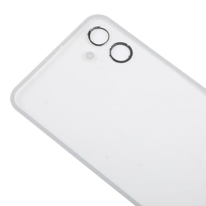 For Nothing Phone 1 A063 Glass Battery Back Cover(Transparent white) - For Nothing by buy2fix | Online Shopping UK | buy2fix