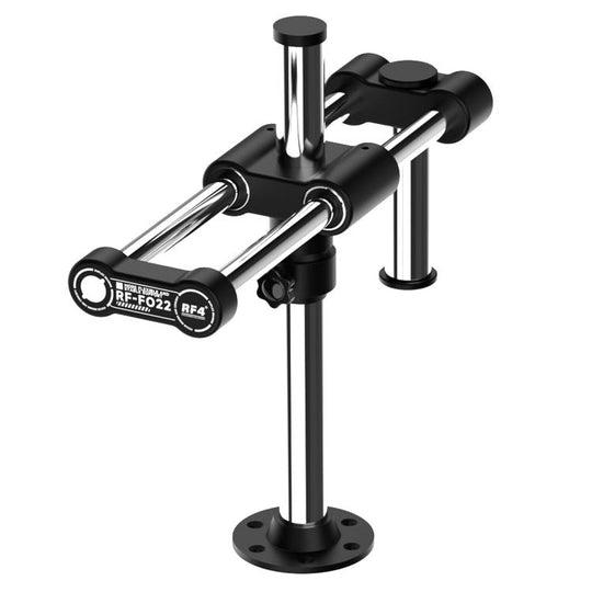 RF4 RF-FO22 360 Rotation Adjustable Universal Double Arm Microscope Bracket