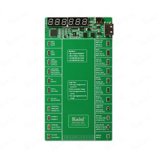 Kaisi K-9208 2025 Version Activated And Charging Jig Test Tools (Green) - Test Tools by Kaisi | Online Shopping UK | buy2fix